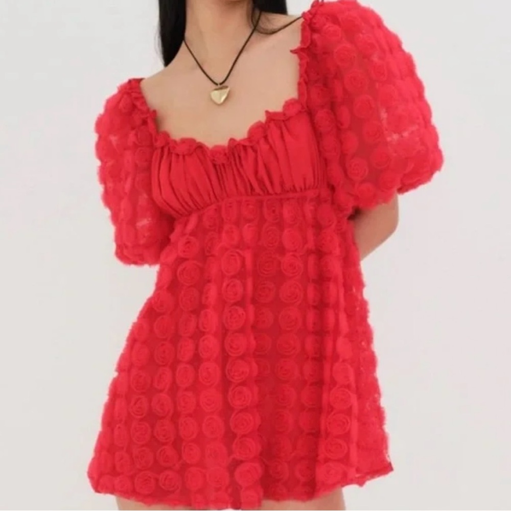 BNWT For Love and Lemons Hannah Mini Dress xs